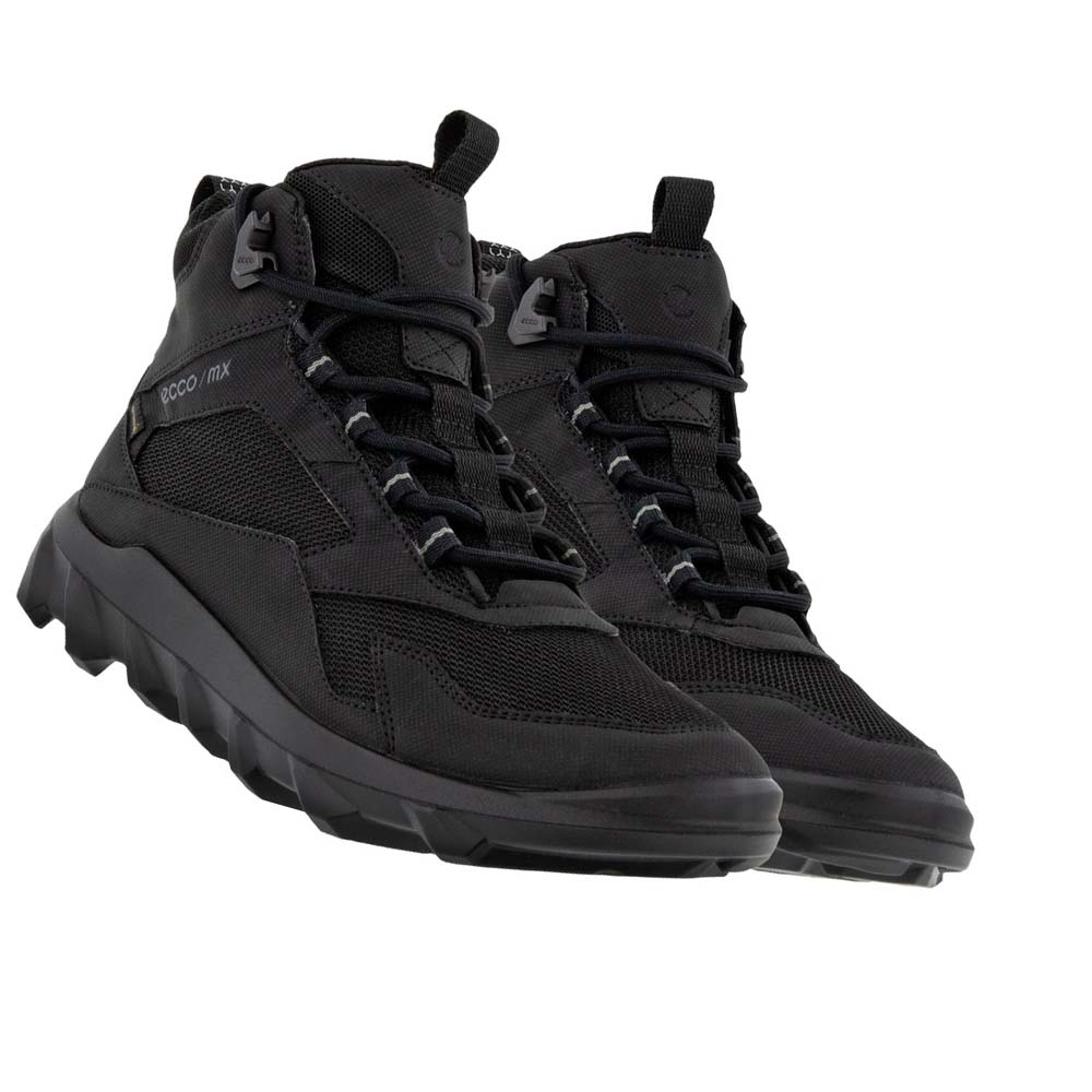 Women's Ecco Mx Mid Gtx Boots Black | Canada 20LIS